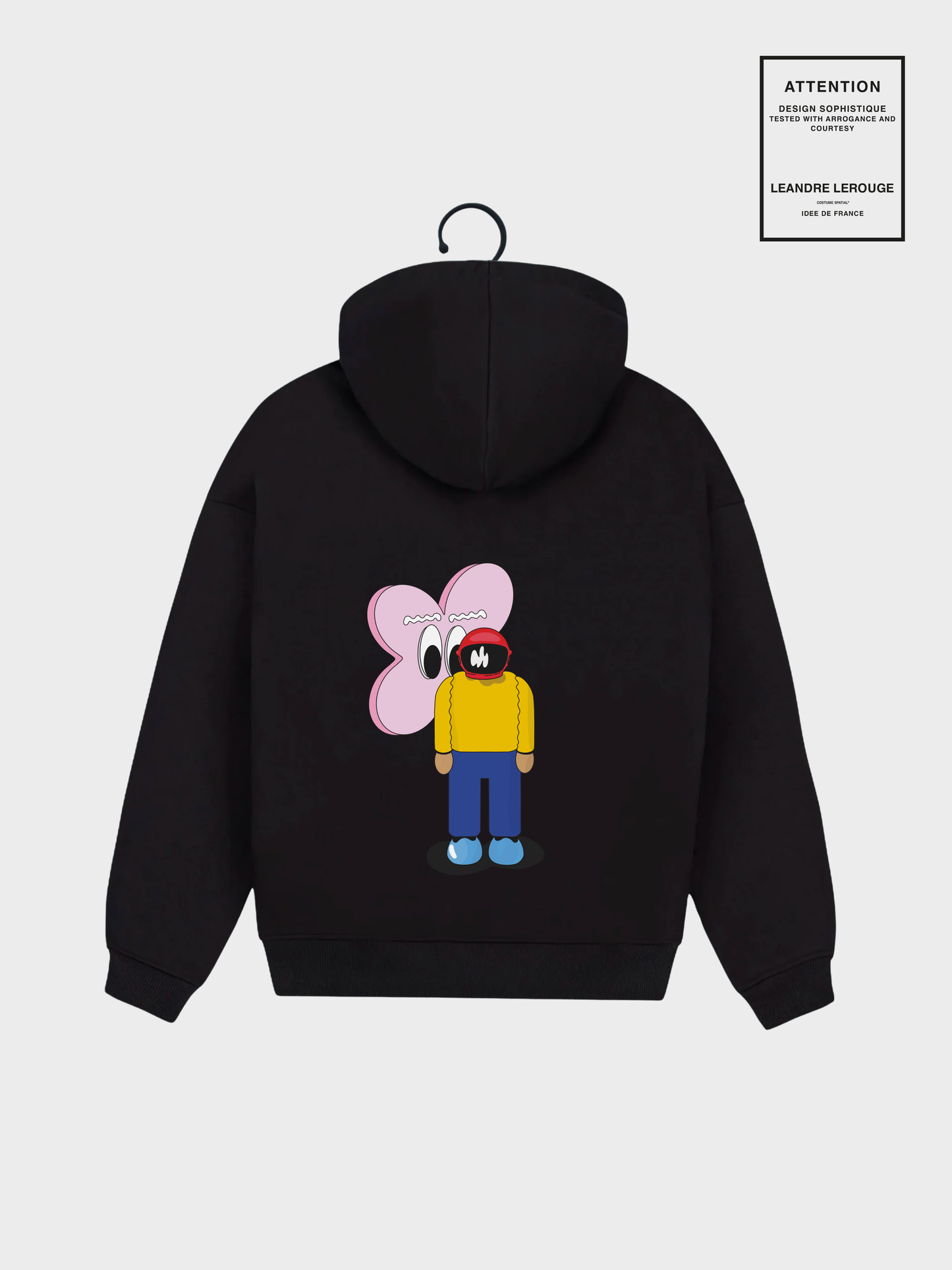 FLOWER SWEATSHIRT / black
