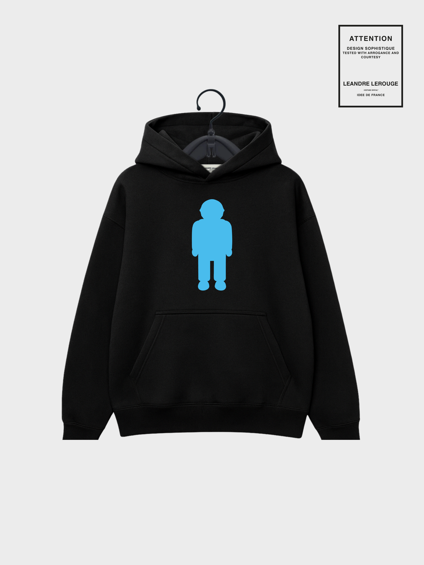 BLUE LOGO SWEATSHIRT / black