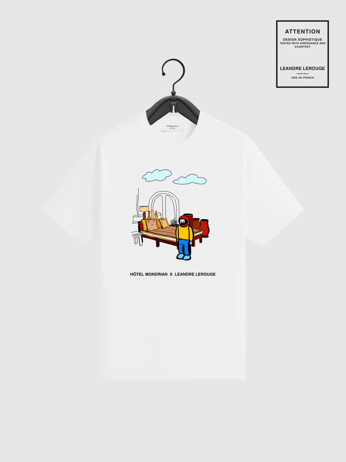 T-SHIRT LE ROOFTOP / blanc