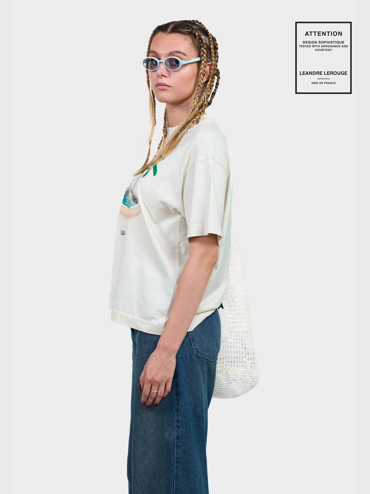 Fontaine T-shirt / beige