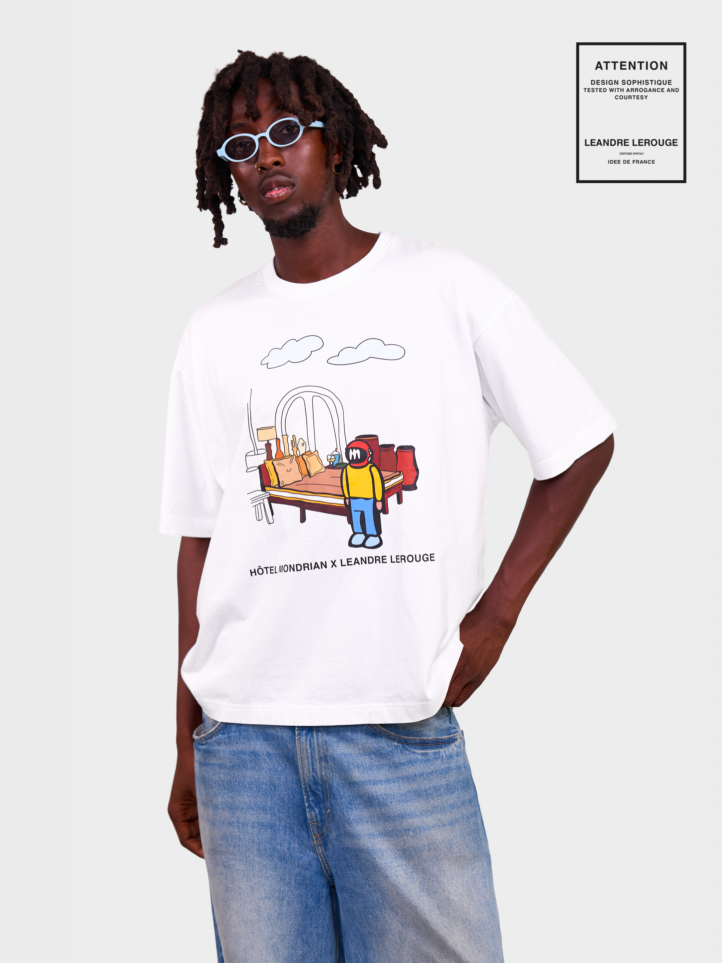 LE ROOFTOP T-SHIRT / white