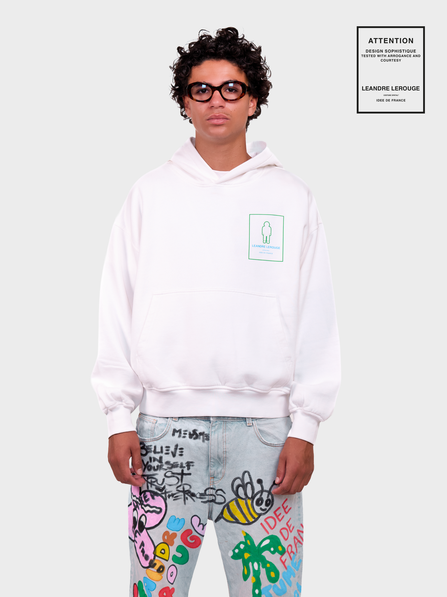 SWEATSHIRT BRASIL / blanc