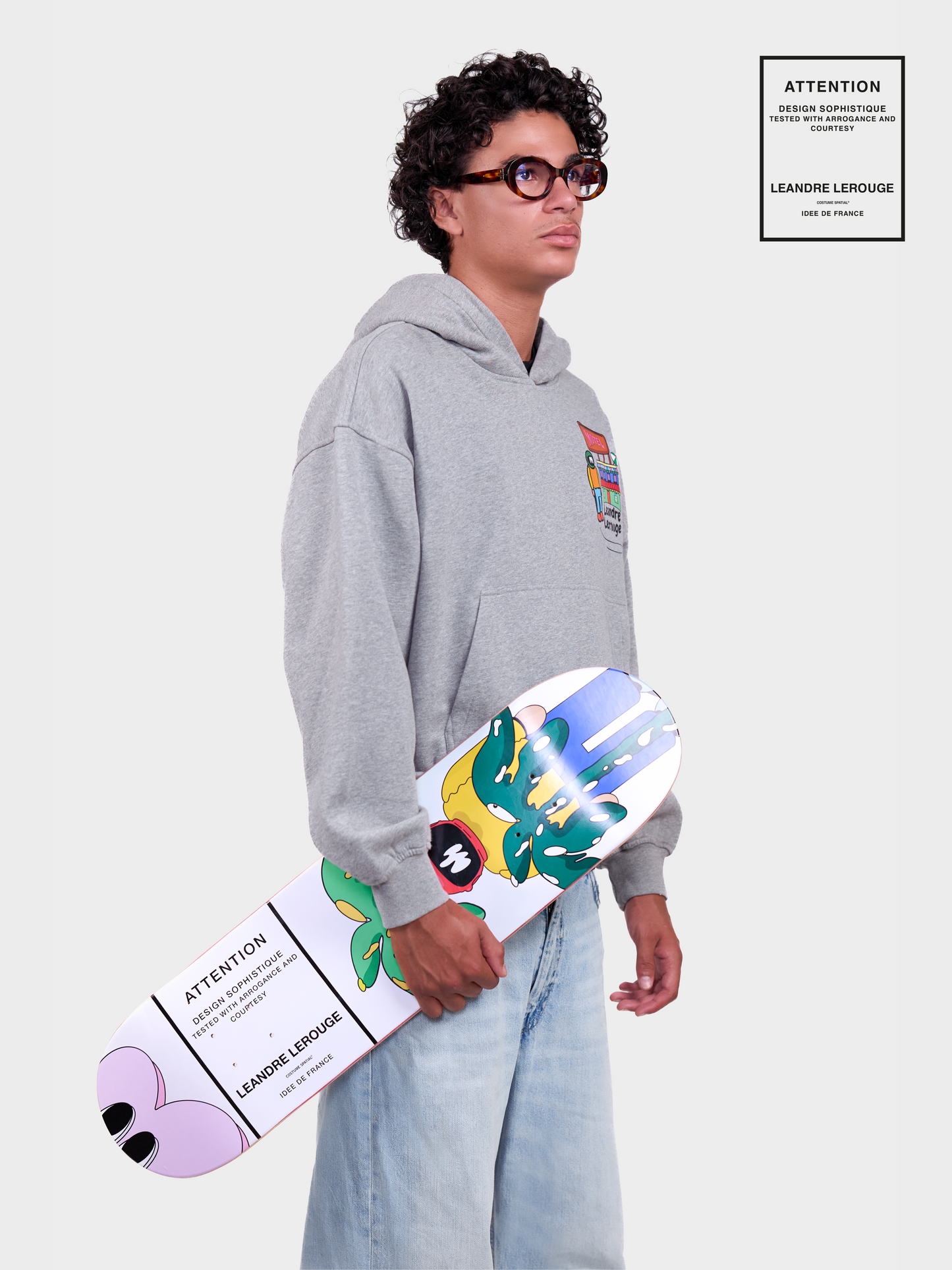 SWEATSHIRT MOTEL / gris