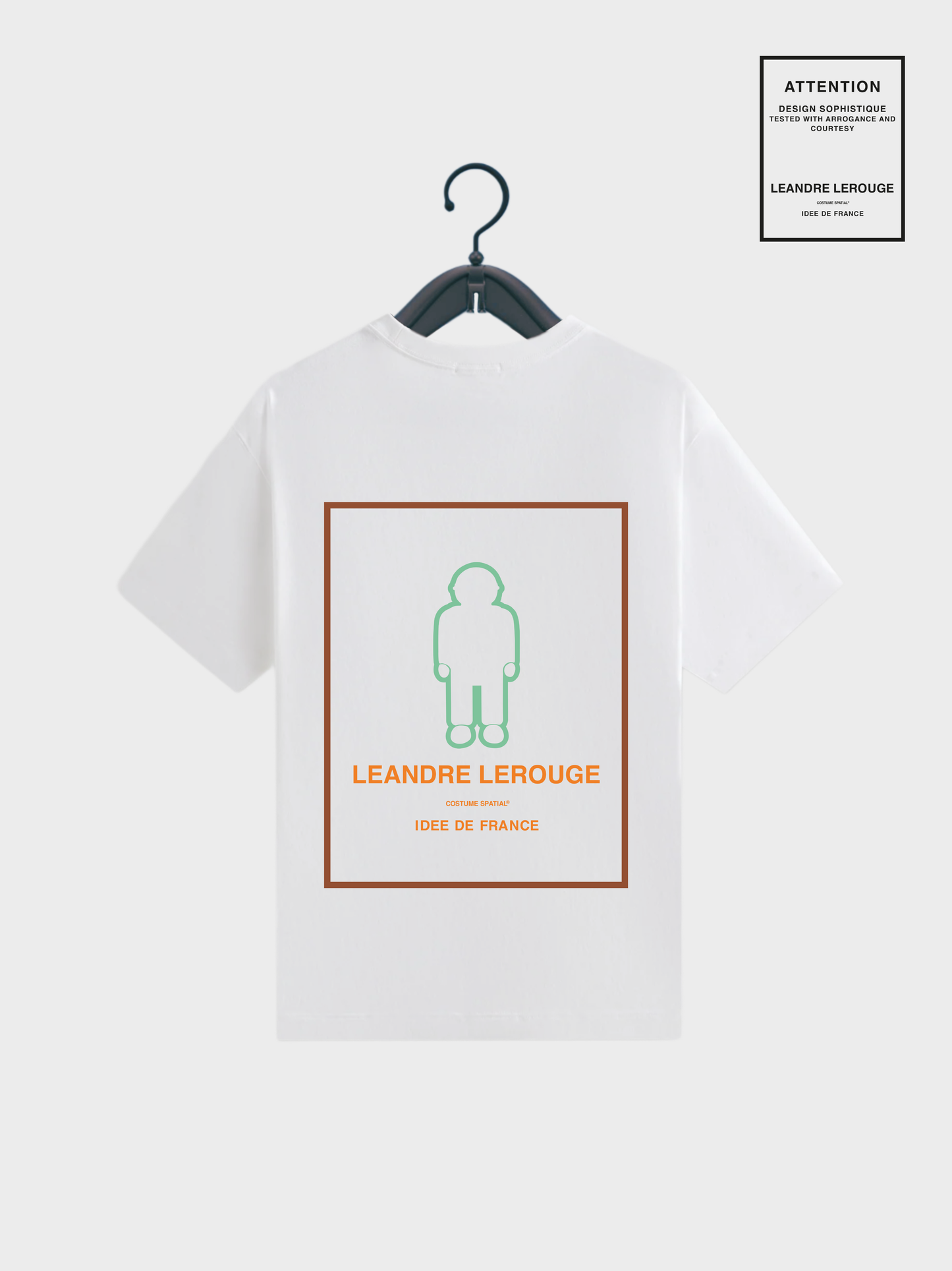 T-SHIRT PATCH GÂTEAU / blanc