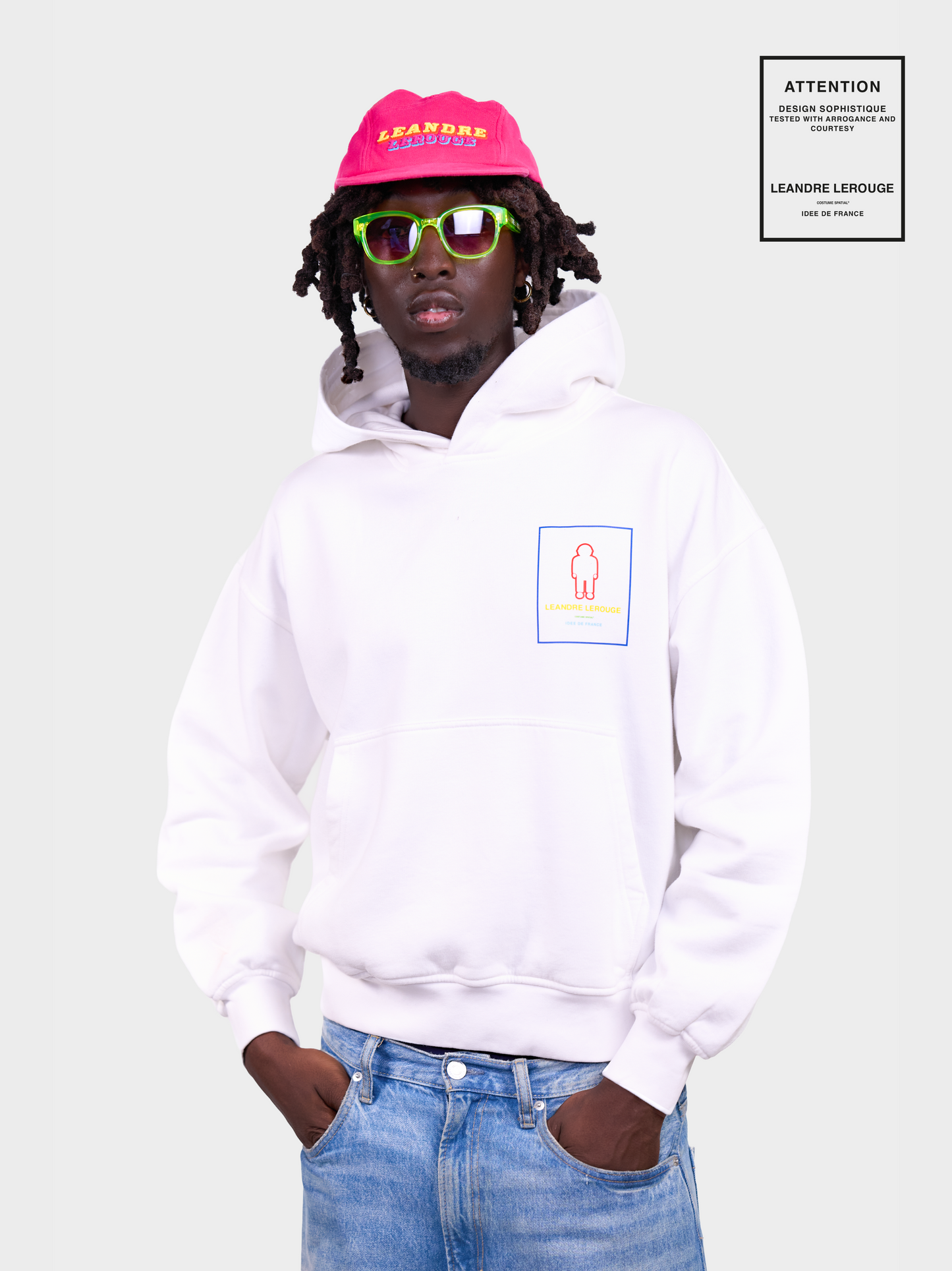 POMPIDOU SWEATSHIRT / white
