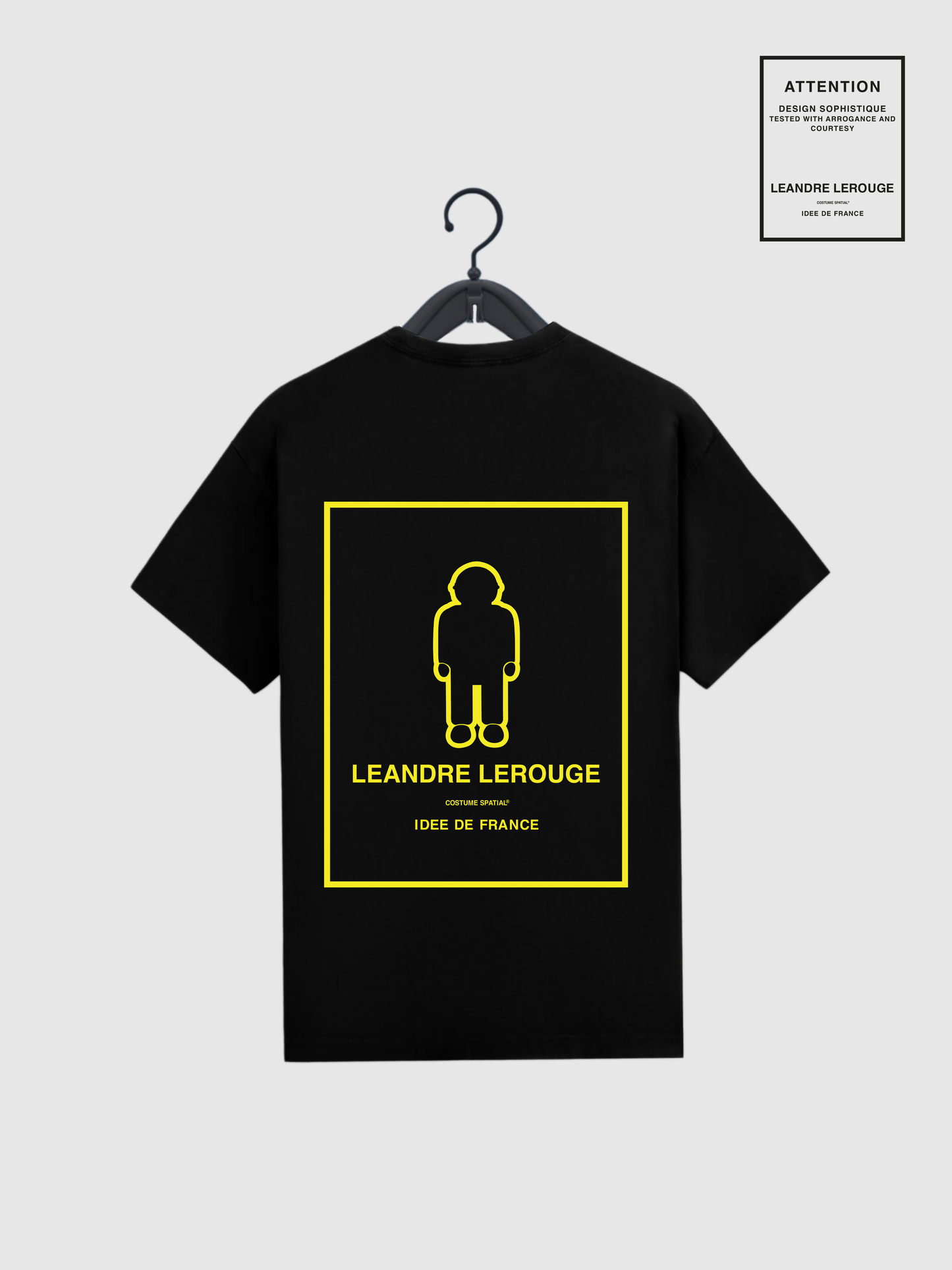 T-SHIRT LOGO JAUNE