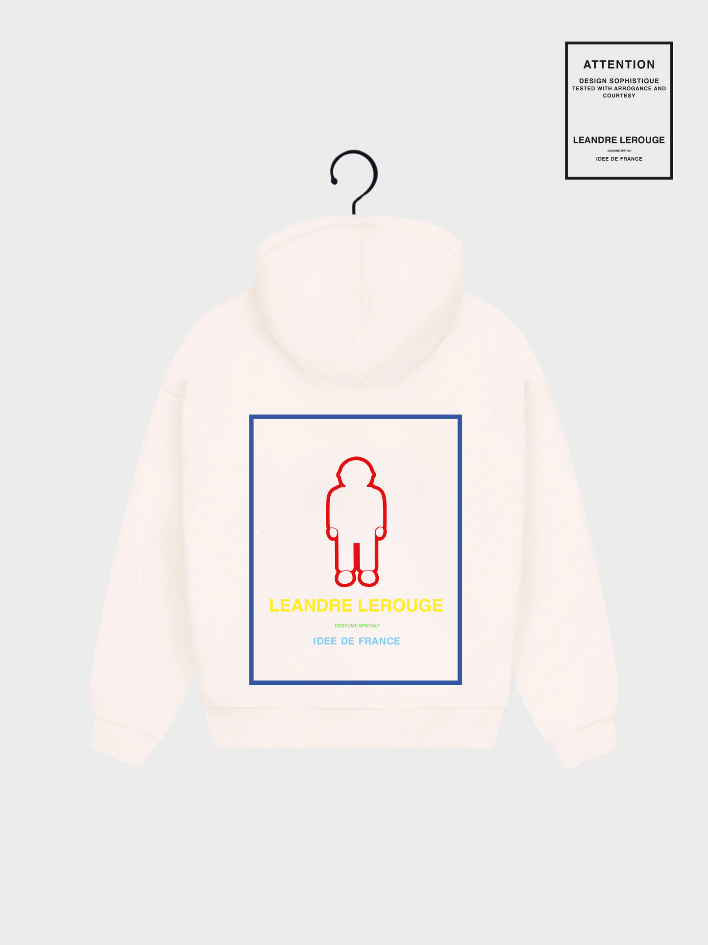 POMPIDOU SWEATSHIRT / white