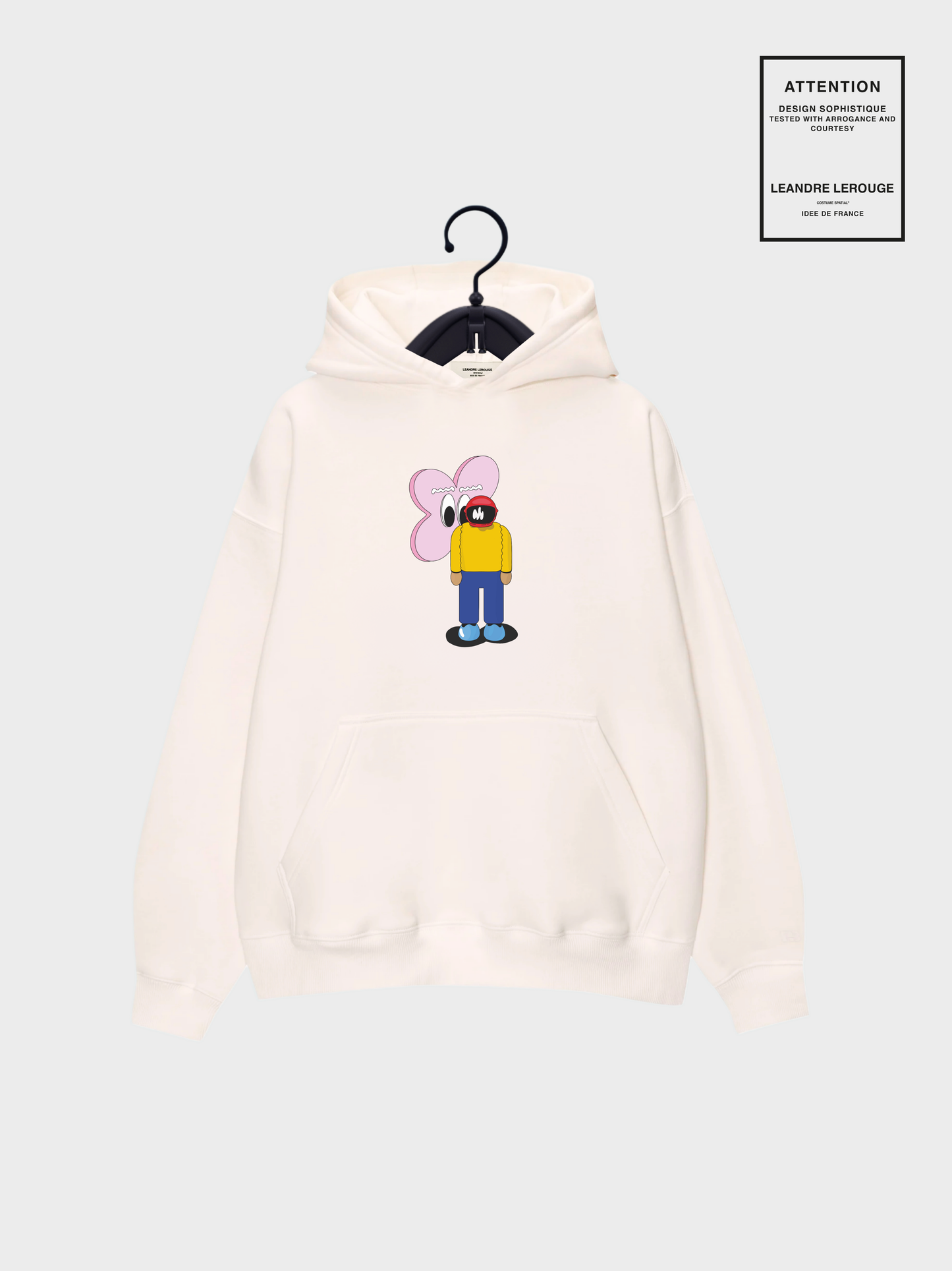 FLOWER SWEATSHIRT / white