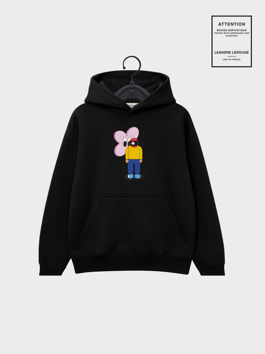 FLOWER SWEATSHIRT / black