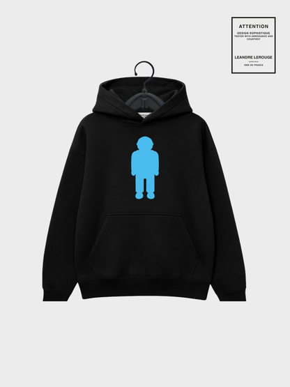 BLUE LOGO SWEATSHIRT / black