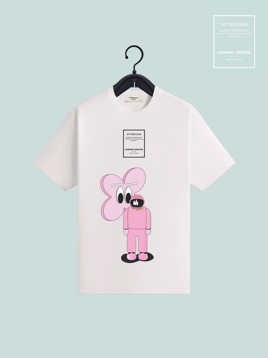 T-shirt Fleur Rose
