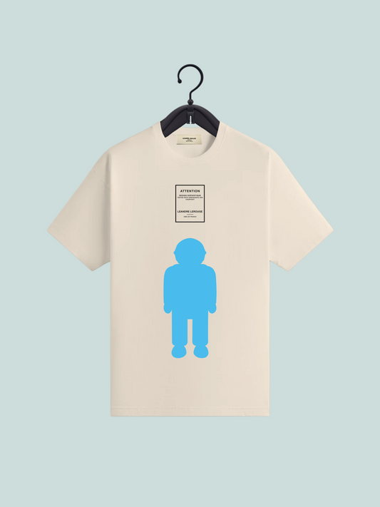 T-shirt Logo Bleu