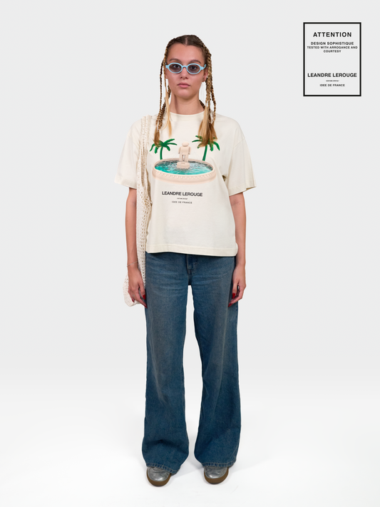 Fontaine T-shirt / beige