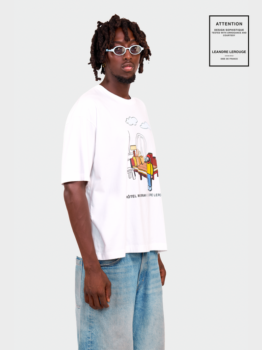 LE ROOFTOP T-SHIRT / white