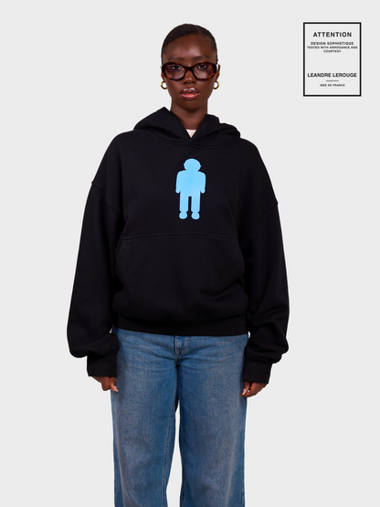BLUE LOGO SWEATSHIRT / black