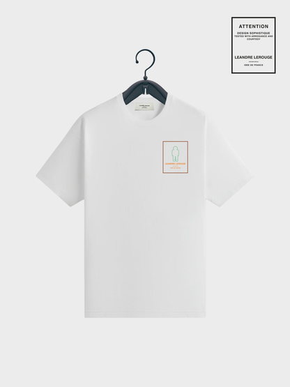 T-SHIRT PATCH GÂTEAU / blanc