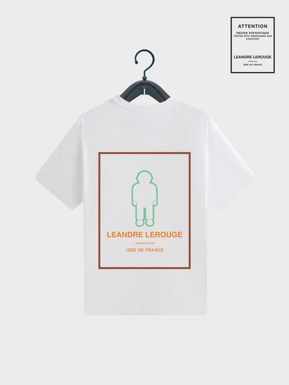 T-SHIRT PATCH GÂTEAU / blanc