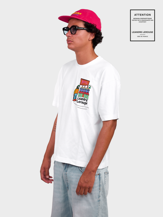 MOTEL T-SHIRT / white
