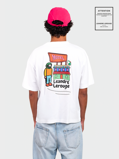 MOTEL T-SHIRT / white