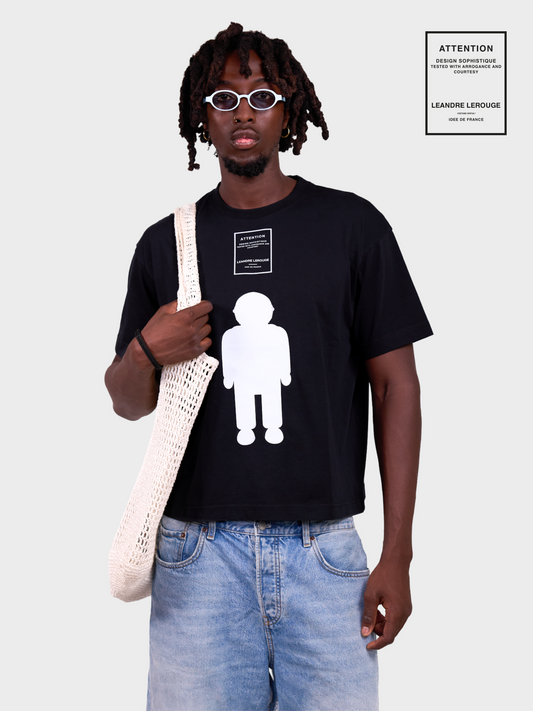 White/Black Logo T-shirt