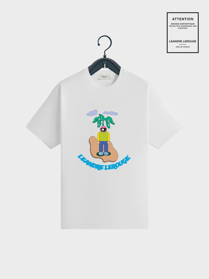 T-SHIRT OASIS / blanc
