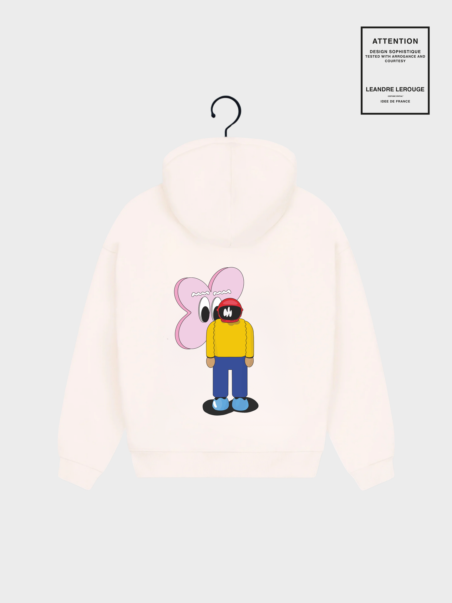 FLOWER SWEATSHIRT / white