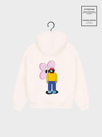 FLOWER SWEATSHIRT / white