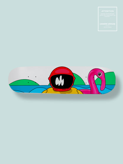 Skate Flamant Rose